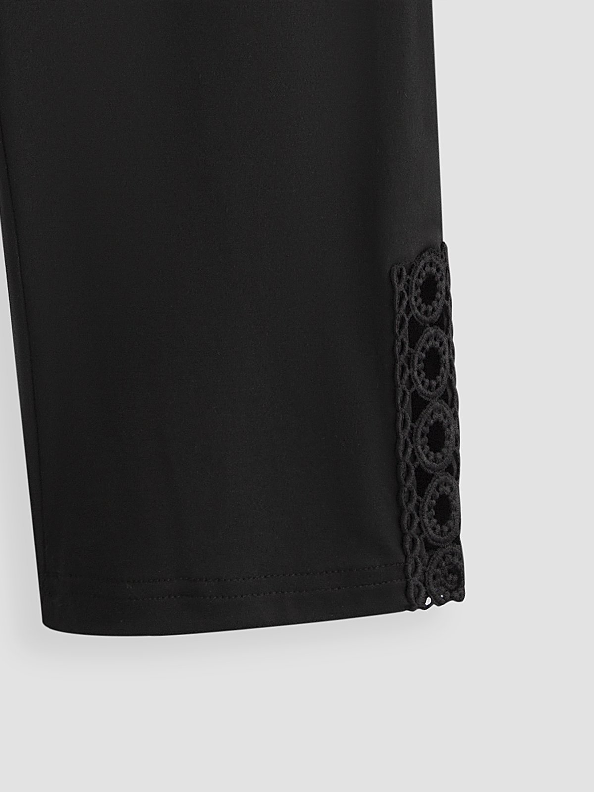 Pantalons De Yoga Femmes Plain Toutes Les Saisons Simple Quotidien Dentelle Jersey Serré Legging Dakota du Sud