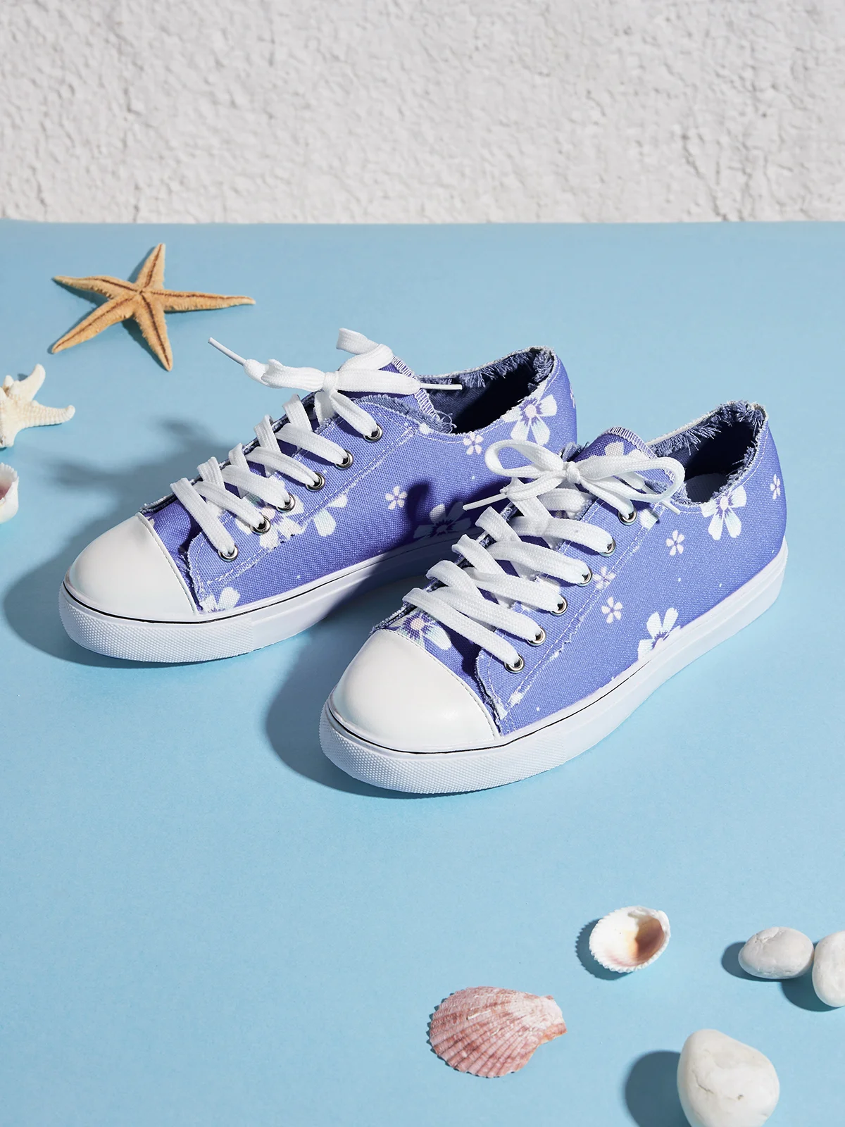 Mocassins Décontractés en Toile à Talon Plat