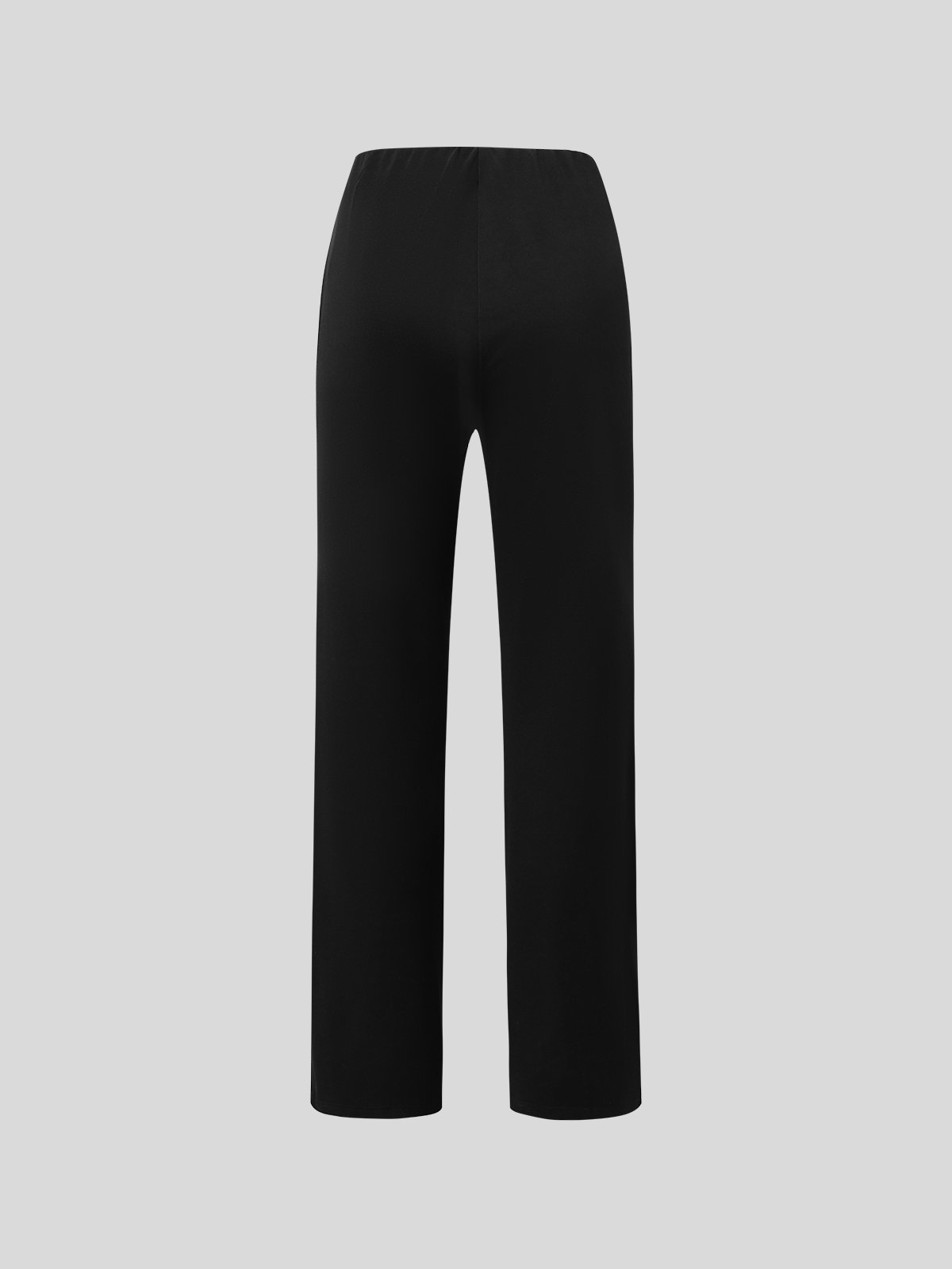 Mode Pantalons Femmes Décontracté Plain Toutes Les Saisons Zip Faire la navette Pantalon droit Long Droit T.-N.-L.