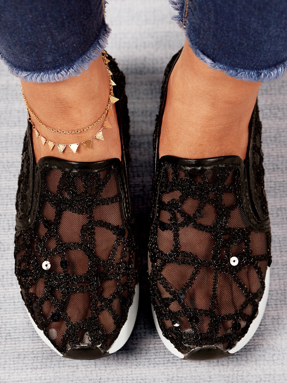 Chaussures Décontractées Femmes Décontracté Plain Toutes Les Saisons Respirable à Enfiler Talon Bas Bout Fermé PU à Enfiler