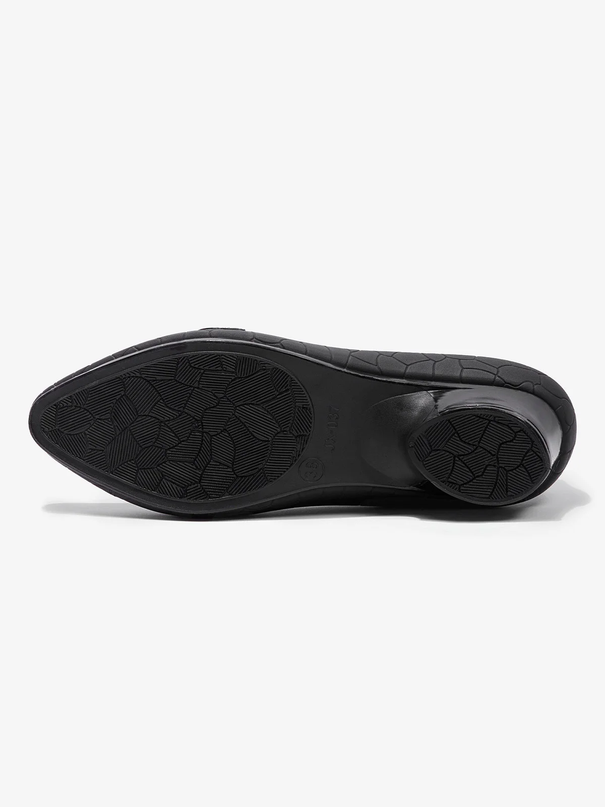 Chaussures à Tige Basse Femmes Plain Toutes Les Saisons Urbain PVC Talon Bas Bout Fermé Meilleure vente TPR Chaussures à Tige Basse