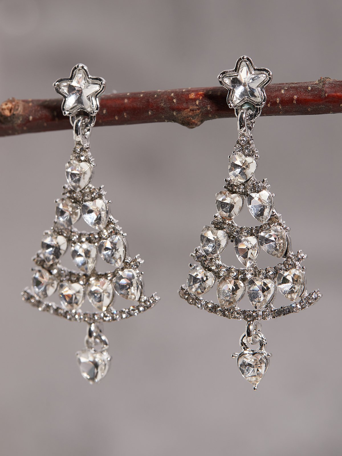 Boucles d'Oreilles Toutes Les Saisons Plantes Élégant Avec Faux Diamant Vacances Avec Faux Diamant Avec Faux Diamant Meilleure vente Pendre pour Femmes