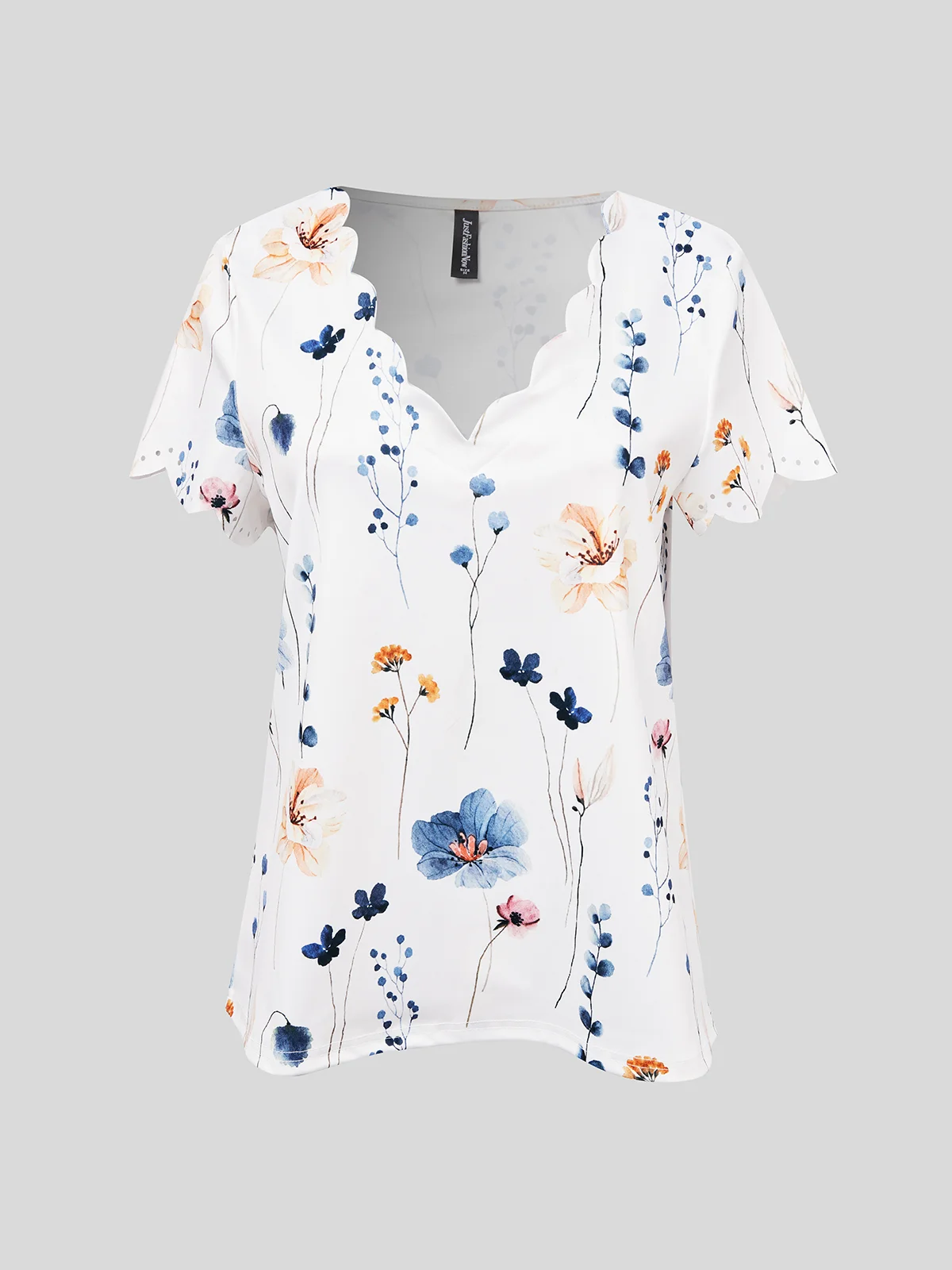 T-shirts Femmes Décontracté Floral Été Quotidien Sans Manches Régulier Droit Régulier Élasticité moyenne