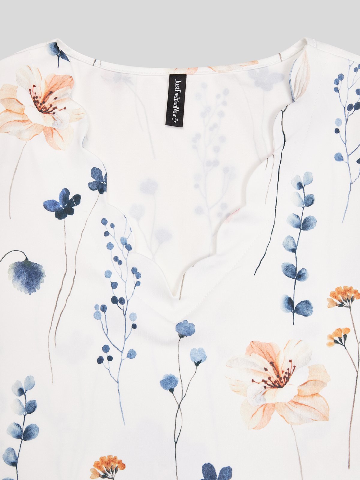 T-shirts Femmes Décontracté Floral Été Quotidien Sans Manches Régulier Droit Régulier Élasticité moyenne