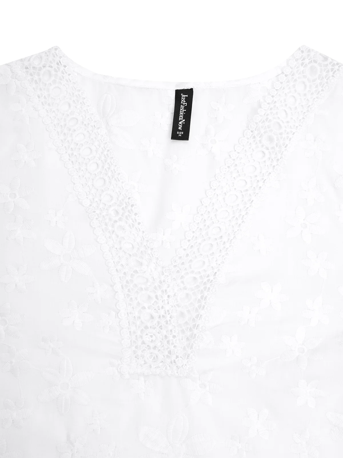 Chemises Femmes Plain Printemps / Automne en Lin Col V Ample Manches 3/4 Droit Régulier T.-N.-L.