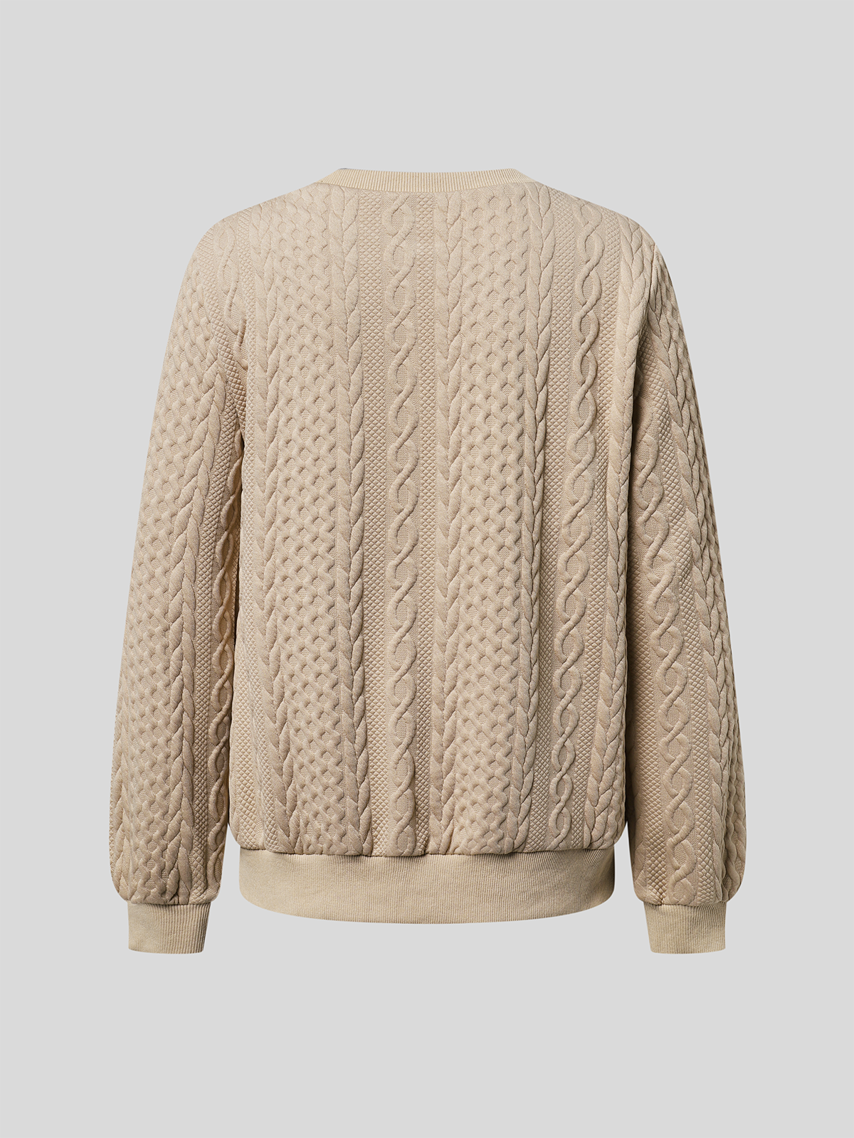 Sweat-shirts Femmes Décontracté Plain Printemps / Automne Tricoté Zip Micro-élasticité Quotidien Manches Longues Régulier