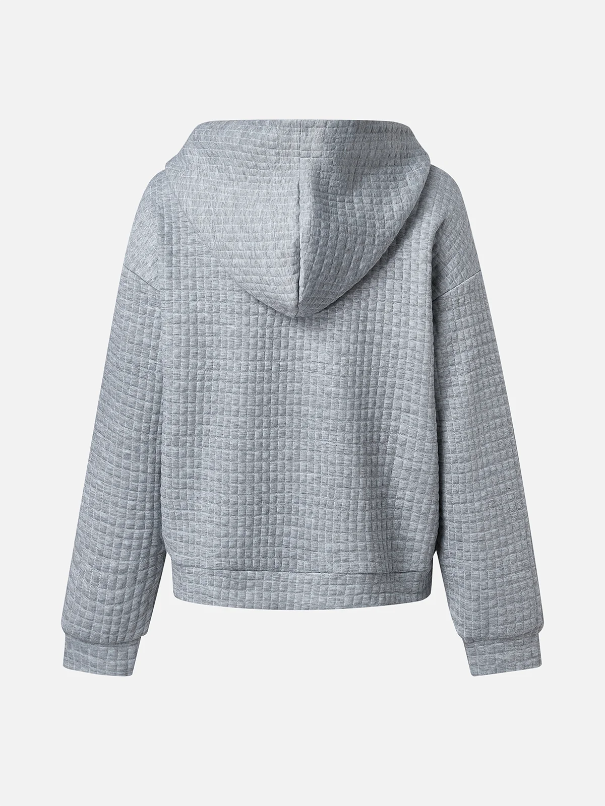 à Haute Élasticité Sweat-shirt à Capuche Manches Longues Régulier Plain Pilote Blouson Zip pour Femmes