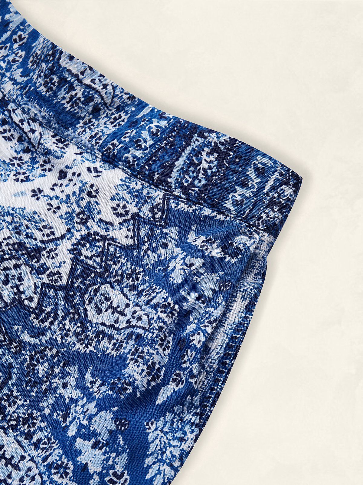 Pantalons Vacances Ethnique Printemps / Automne Polyester Naturel Quotidien Ample Long Non pour Femmes