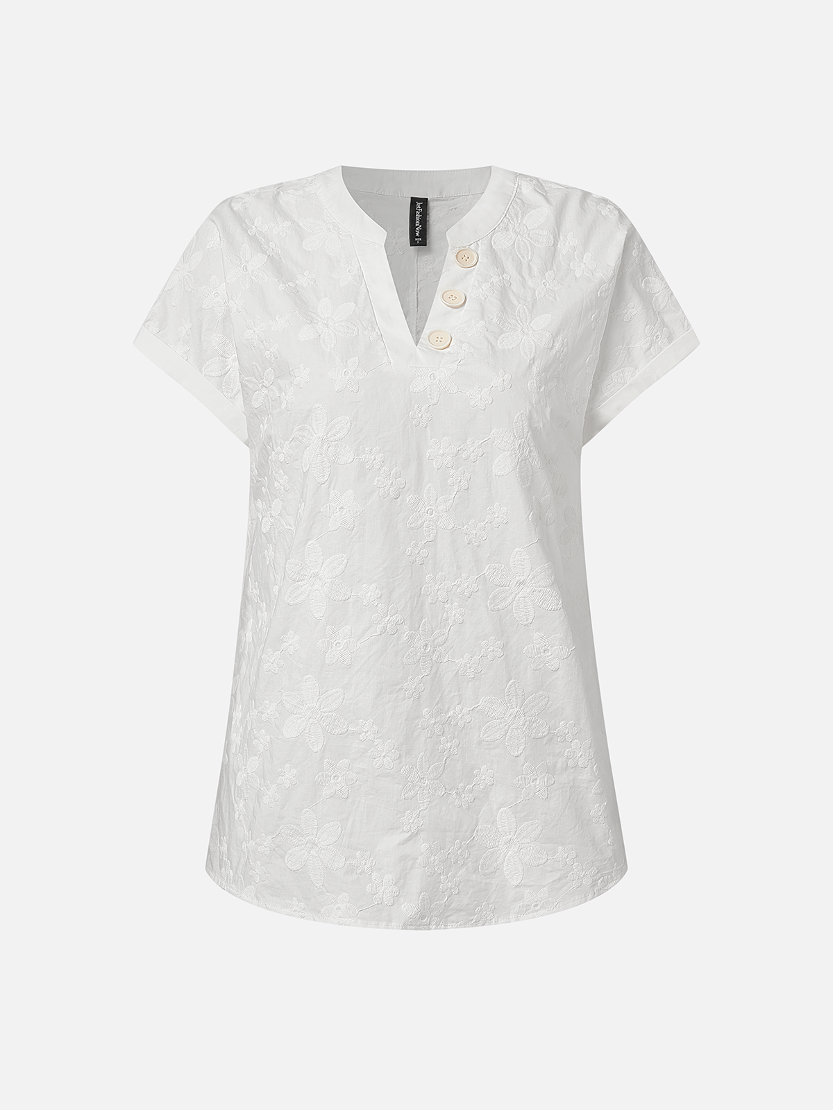Chemises Femmes Plain Été Simple Coton Col V Quotidien Droit Régulier Coton Et Lin