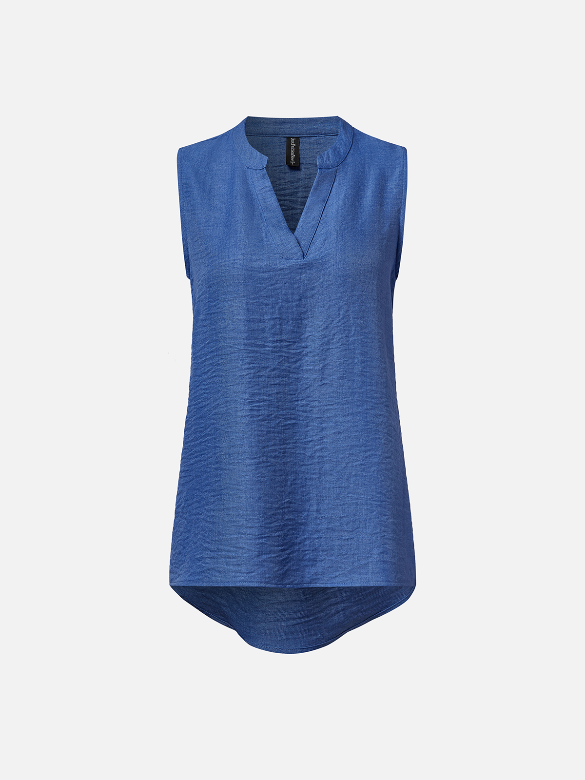 Chemises Plain Été Simple Boutonné Aucune élasticité Ample Sans Manches Régulier Trapèze pour Femmes