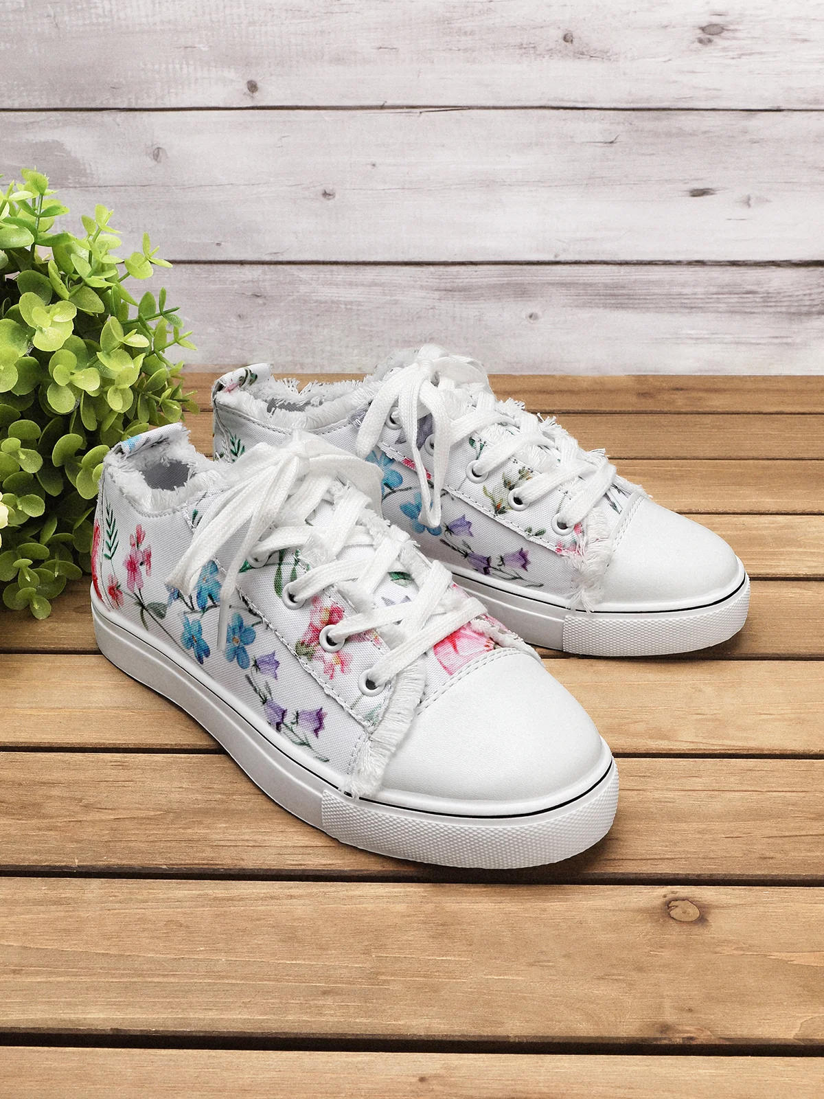 Mode Floral Ultraléger Respirable Sportif Toile Chaussures