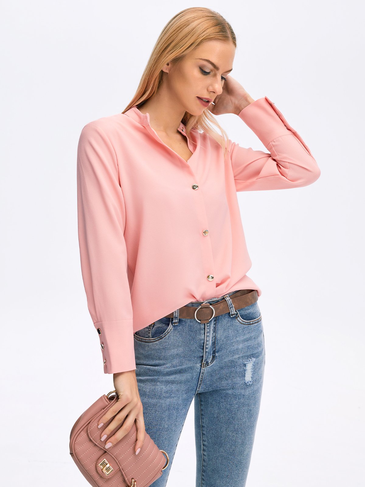 Blouses & Tops à Manches Longues