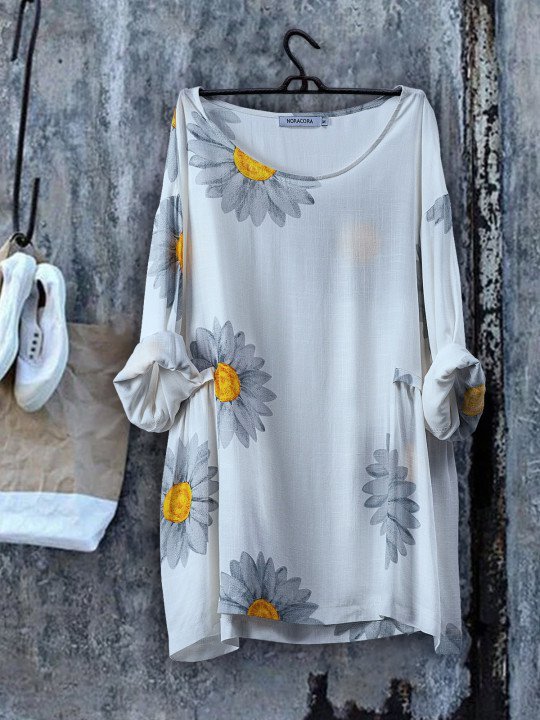 Floral Coton Tops