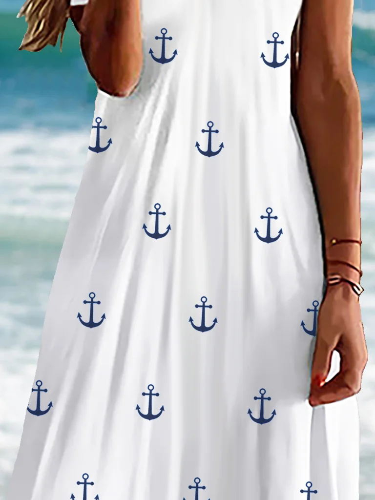 Ample Décontracté Col V Manches Courtes Tricoté Robe