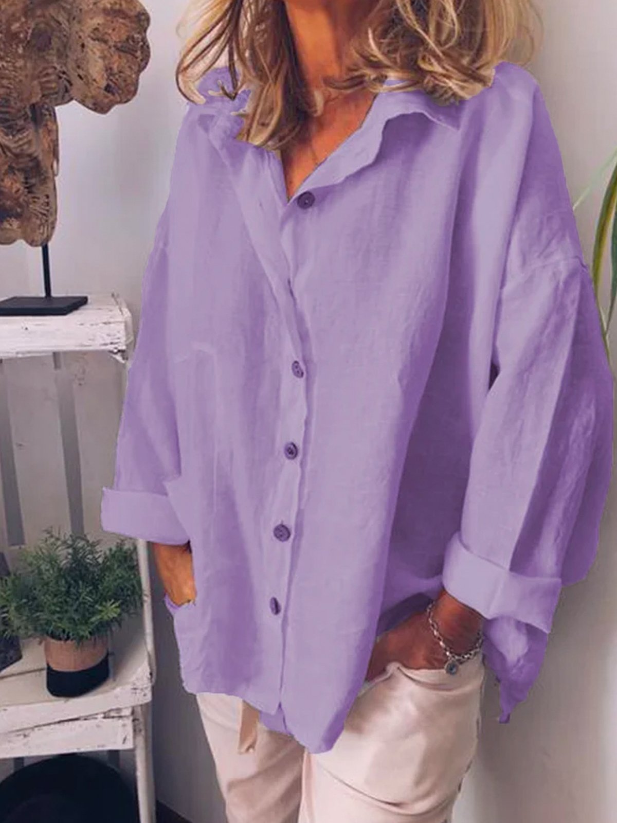 Tops / Chemisier Décontractés Amples pour Femmes