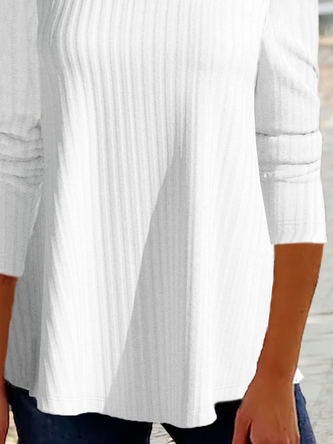 T-Chemise Femmes Plain Hiver Fête Brillant Naturel Micro-Élasticité Ample Jersey Liste préférée