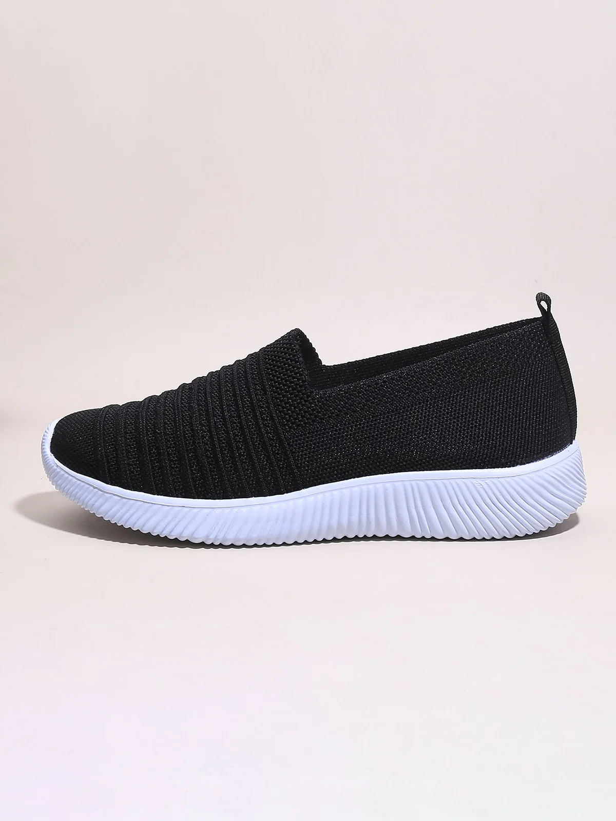 Baskets Plain Sportif Toutes Les Saisons Antidérapant Bout Fermé Tissu de Maille Standard TPR Chaussures tissées à la mouche pour Femmes