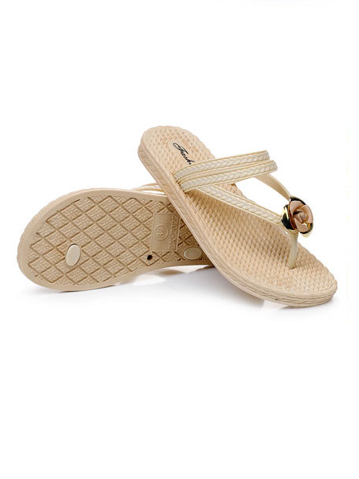 Tongs Femmes Floral Été Vacances EVA Tongs Imperméable Profit EVA EVA