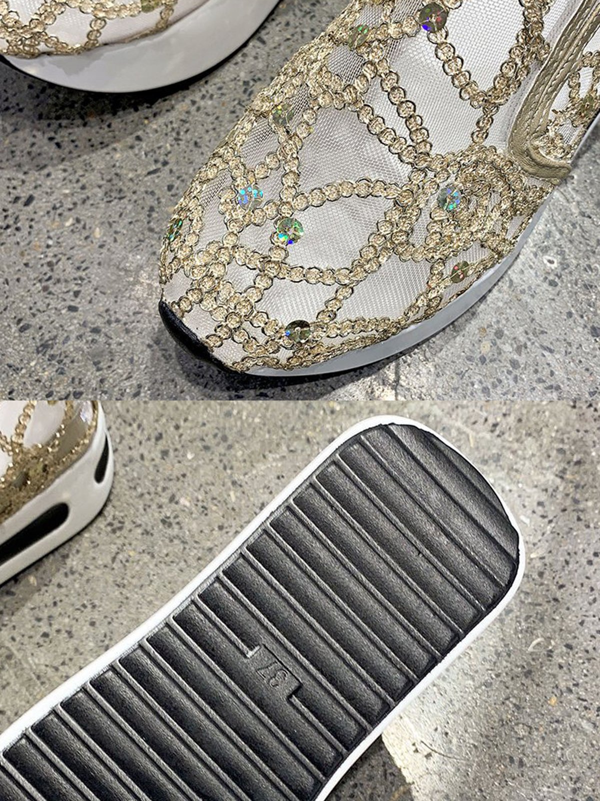 Chaussures Décontractées Femmes Décontracté Plain Toutes Les Saisons Respirable à Enfiler Talon Bas Bout Fermé PU à Enfiler