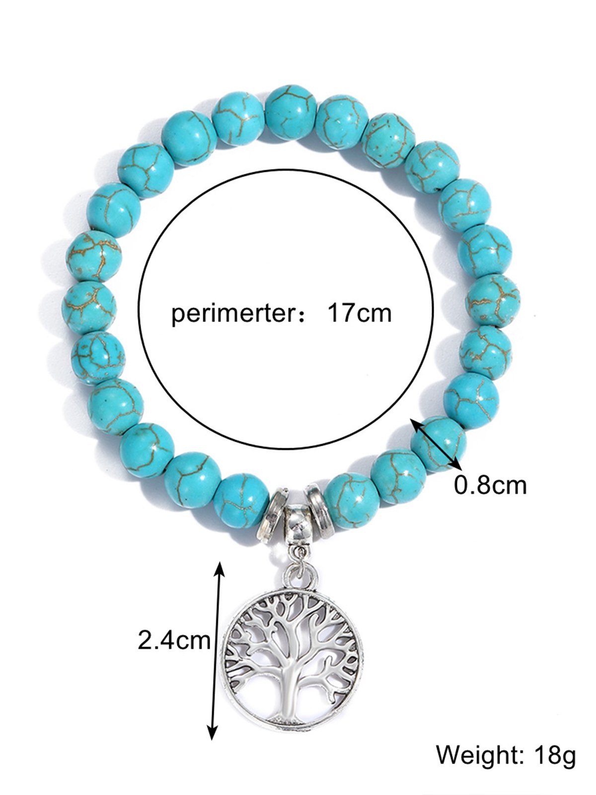 Bracelets Femmes Plain Toutes Les Saisons Vacances Pierre naturelle Chaîne Bracelets Vacances