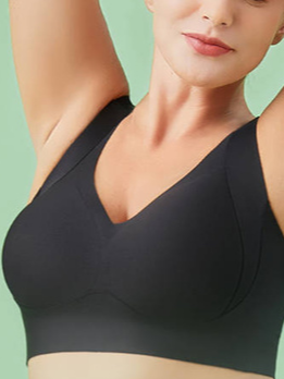 Soutiens-Gorge & Slip Ensembles Grande taille Décontracté Plain Toutes Les Saisons Spandex à Haute Élasticité Sportif & De Plein Air Régulier Sous-vêtements de style gilet