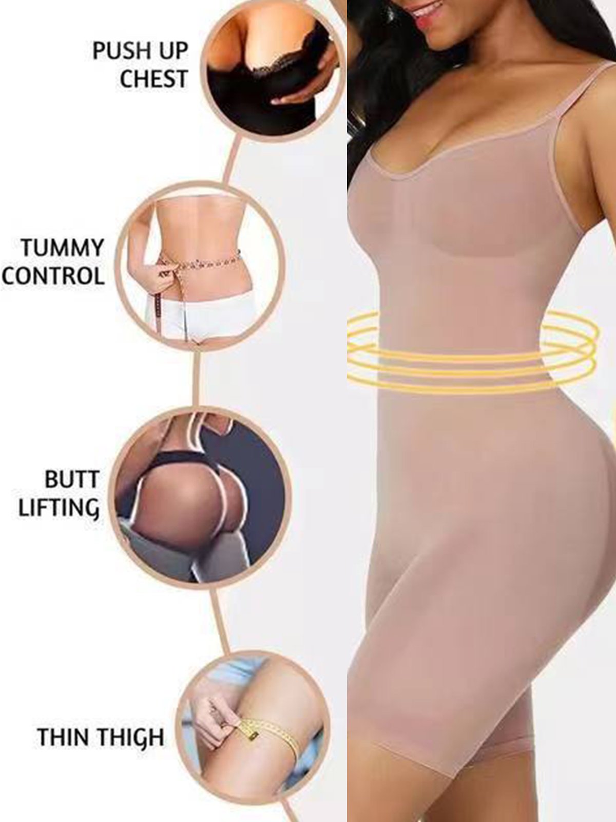 Femmes Guêpière Sexy Plain Toutes Les Saisons Polyester Micro-élasticité Domestique Boxeur Régulier pour Femmes