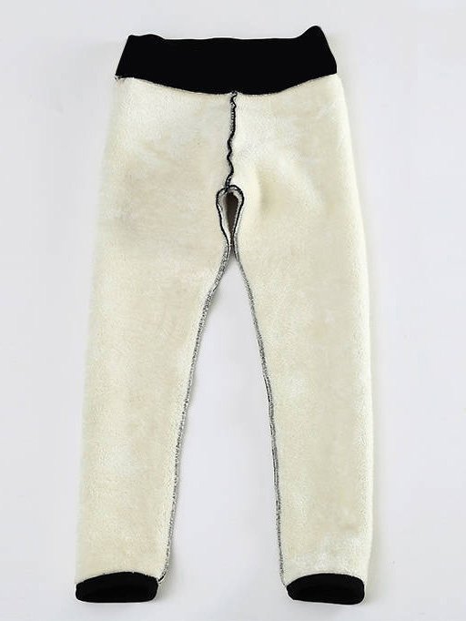 Pantalons De Yoga Femmes Décontracté Plain Printemps / Automne Polyester Naturel Quotidien chaleur Long en Toison