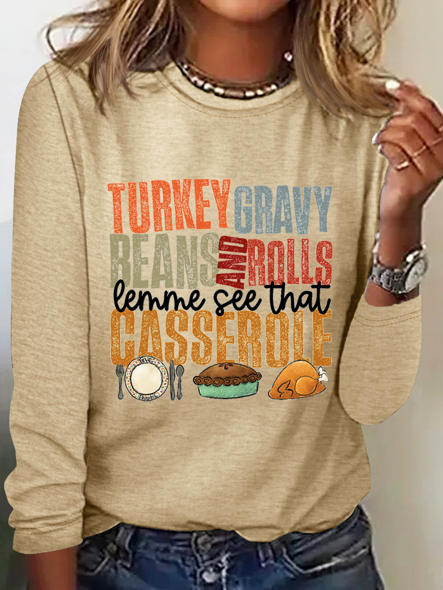 Chemises Printemps / Automne Simple Lettres de texte Léger Micro-élasticité Quotidien Coupe Régulière Manches Longues Régulier pour Femmes