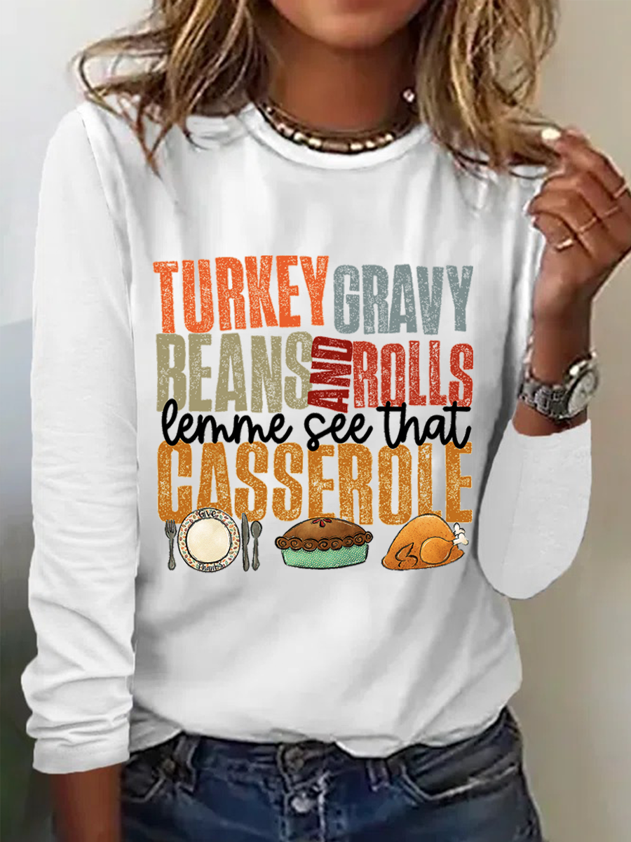Chemises Printemps / Automne Simple Lettres de texte Léger Micro-élasticité Quotidien Coupe Régulière Manches Longues Régulier pour Femmes