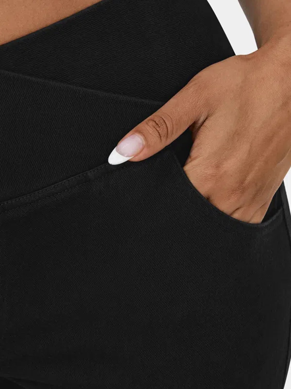 Jeans Femmes Décontracté Plain Printemps / Automne Naturel à Haute Élasticité Coupe Régulière Pantalon à pattes d'éléphant Toile de Jean Régulier