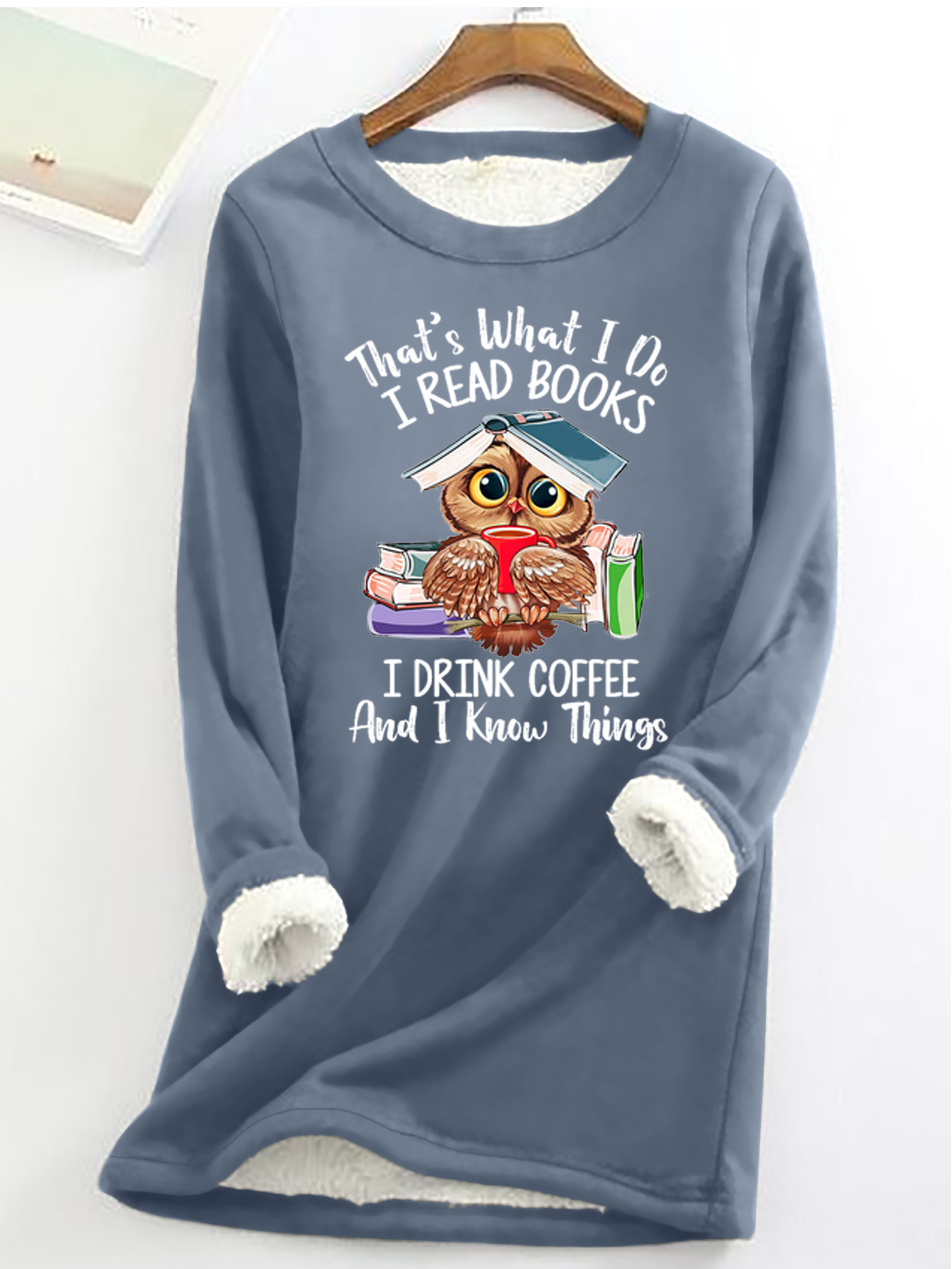 Sweat-shirts Imprimé d'Animal Printemps / Automne Simple Polyester Quotidien Manches Longues Col Rond Régulier Droit pour Femmes