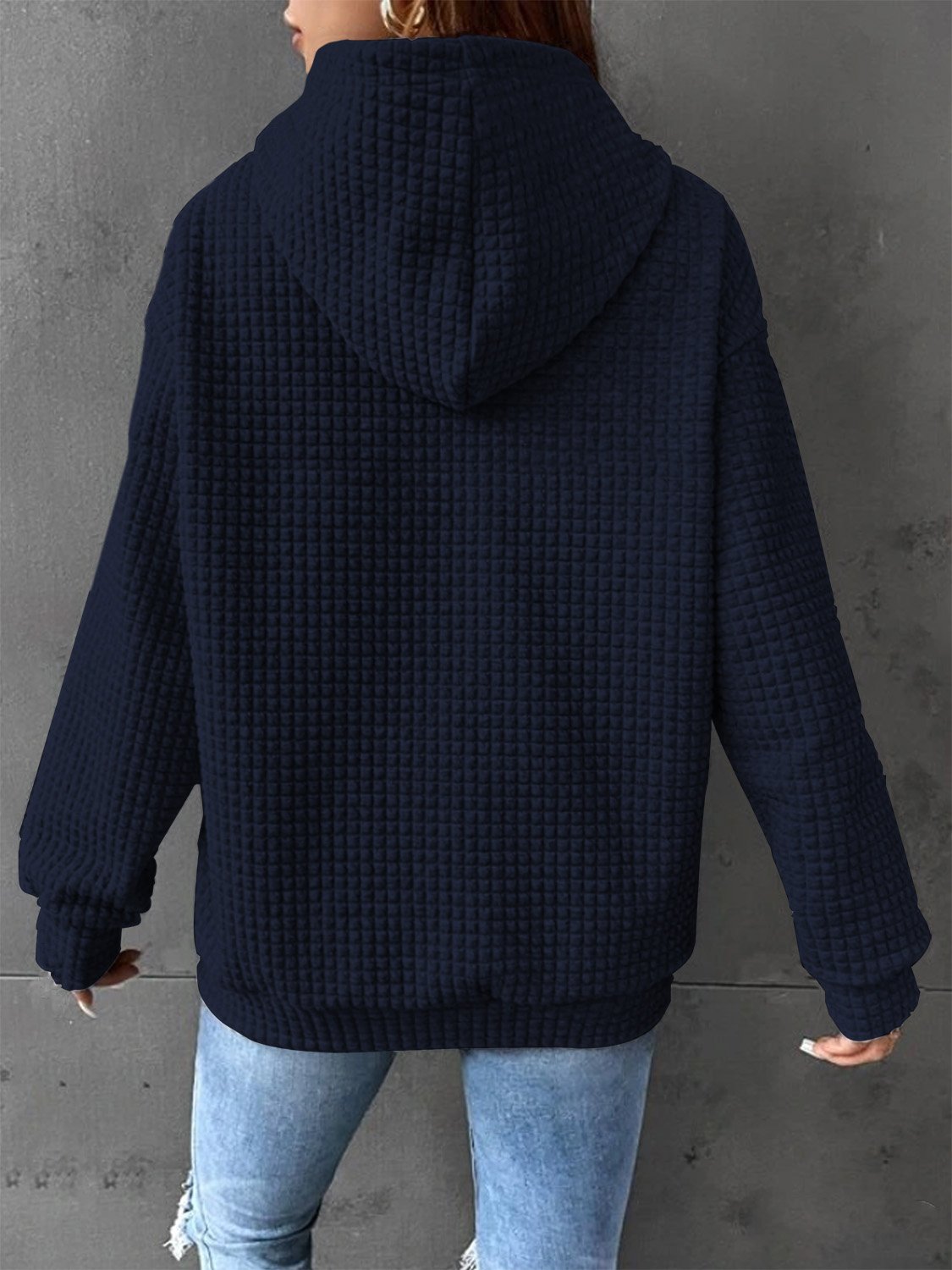 à Capuche Femmes Simple Printemps / Automne Chien Aucune élasticité Quotidien Ample Manches Longues Régulier Droit