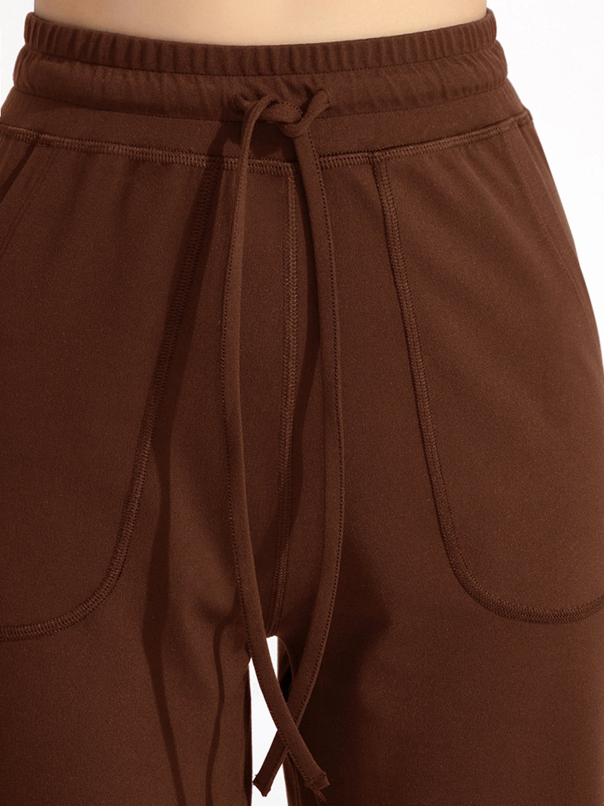 Wide Leg Pantalon cargo Bershka en Marron | ABOUT YOU