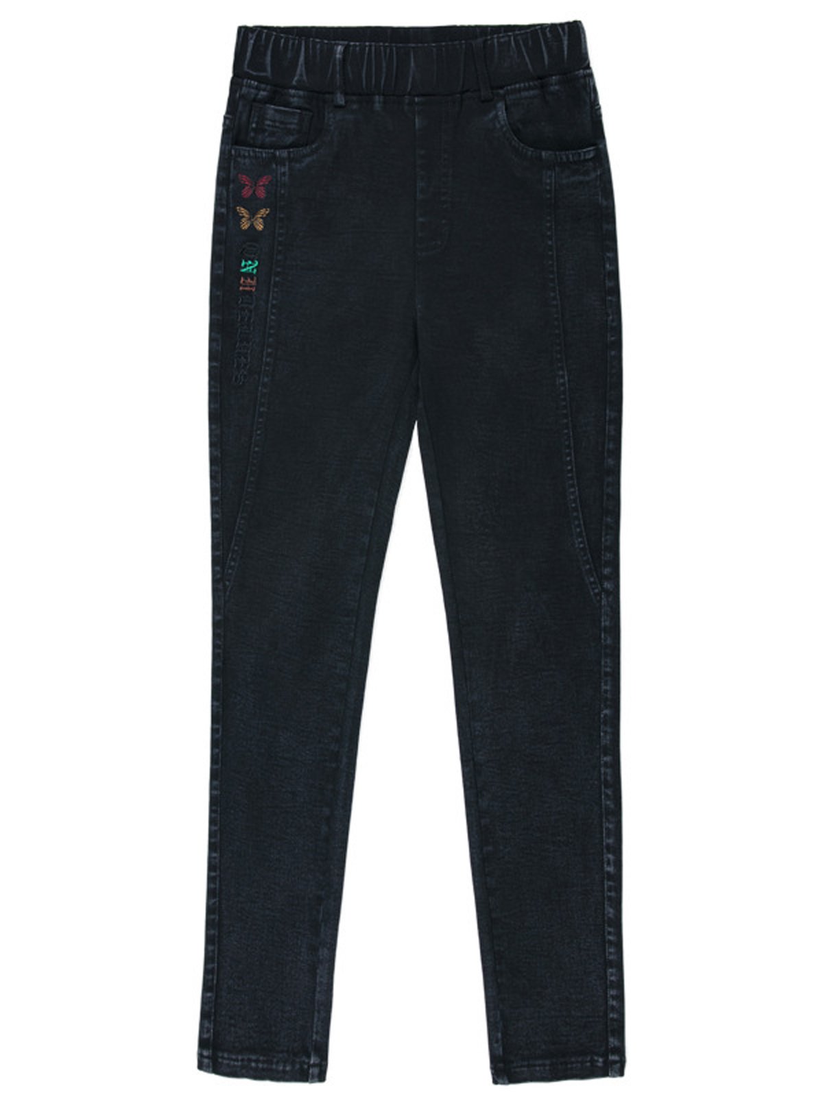 Jeans Femmes Décontracté Plain Printemps / Automne Naturel Aucune élasticité Quotidien Ample Long Droit