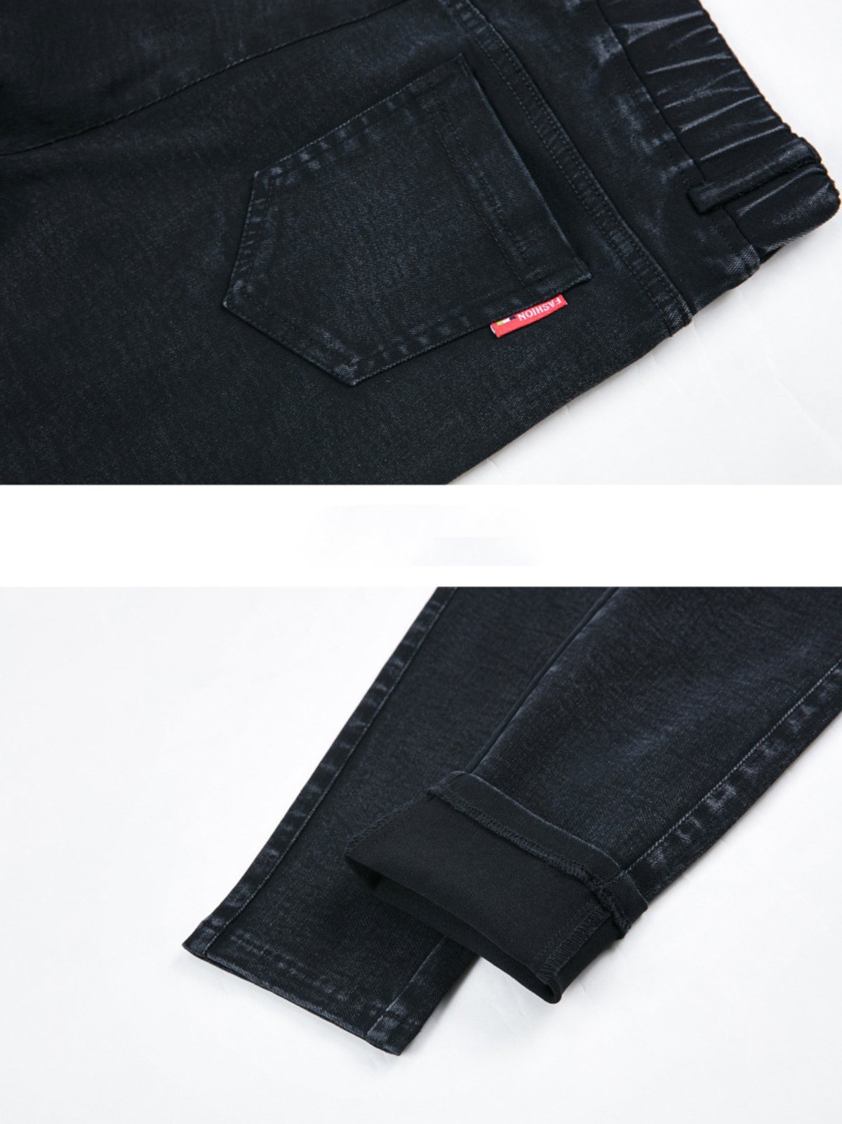 Jeans Femmes Décontracté Plain Printemps / Automne Naturel Aucune élasticité Quotidien Ample Long Droit