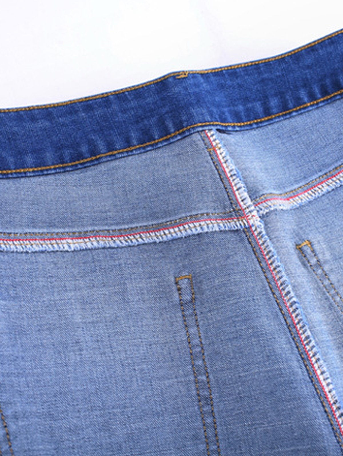 Jeans Décontracté Plain Printemps / Automne Naturel Pantalons à Jambe Large Toile de Jean Long Droit Régulier pour Femmes
