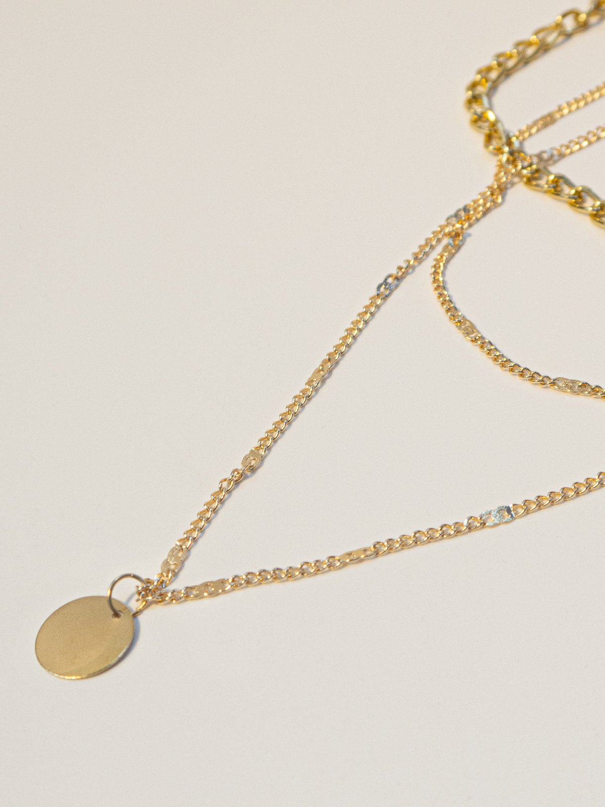 Collier Plain Toutes Les Saisons Simple Métal Vacances Métal Ensembles de couches pour Femmes
