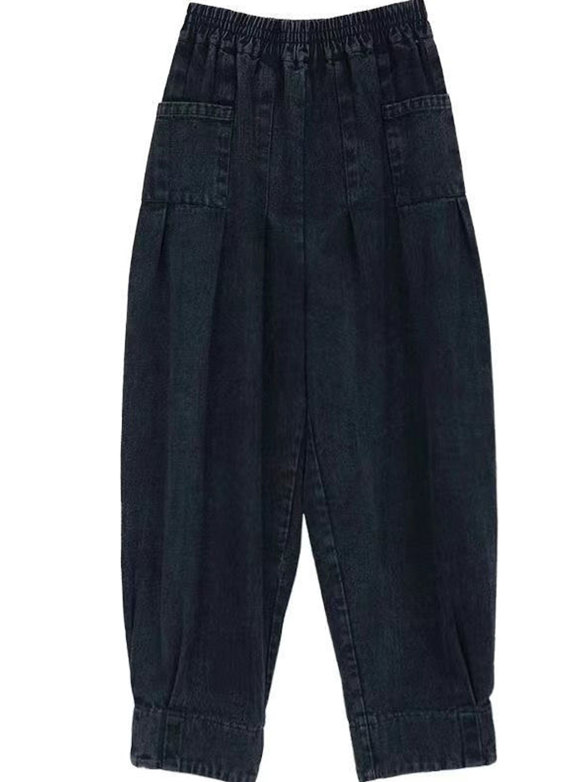 Pantalons Femmes Décontracté Plain Printemps / Automne Aucune élasticité Quotidien Taille Moyenne Pantalon à la cheville Toile de Jean Droit