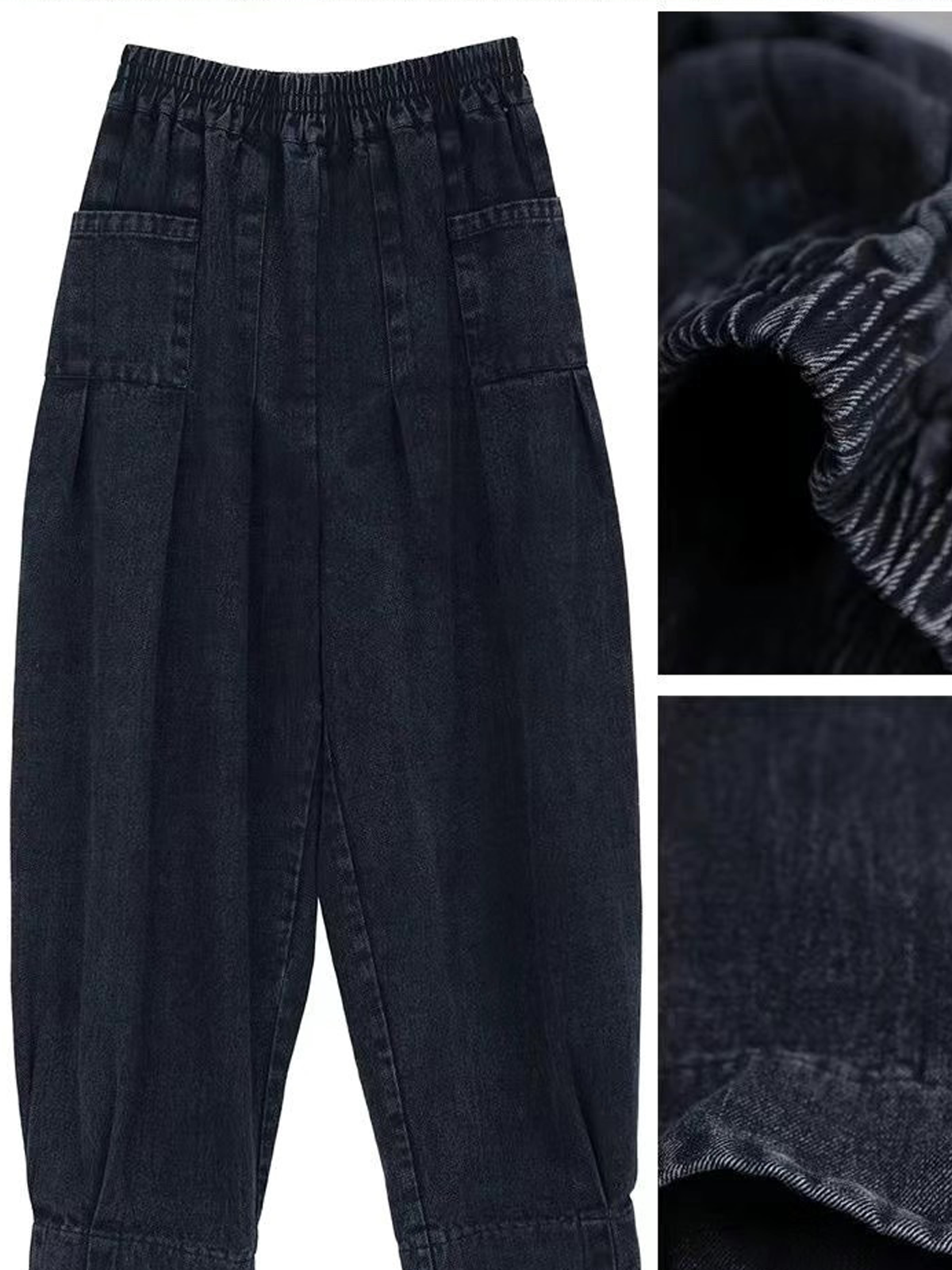 Pantalons Femmes Décontracté Plain Printemps / Automne Aucune élasticité Quotidien Taille Moyenne Pantalon à la cheville Toile de Jean Droit