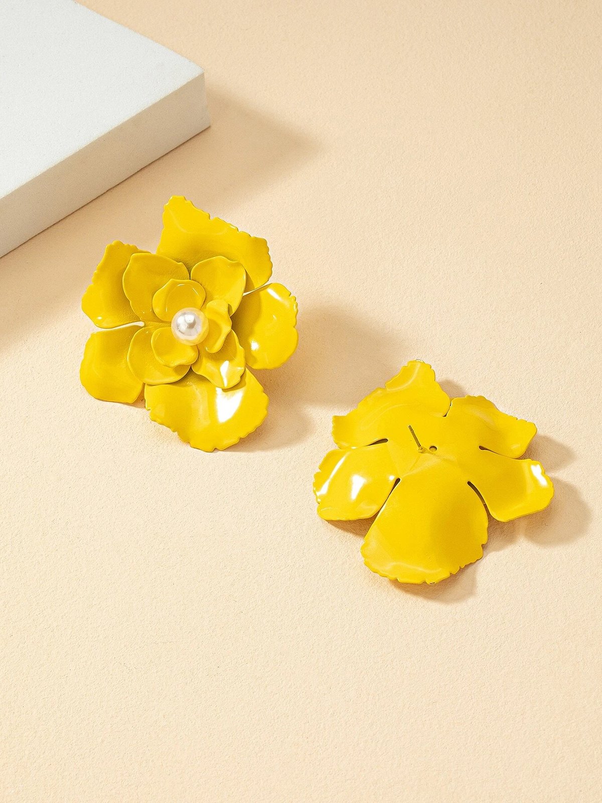 Boucles d'Oreilles Floral Toutes Les Saisons Élégant Quotidien Perle Métal Goujon pour Femmes