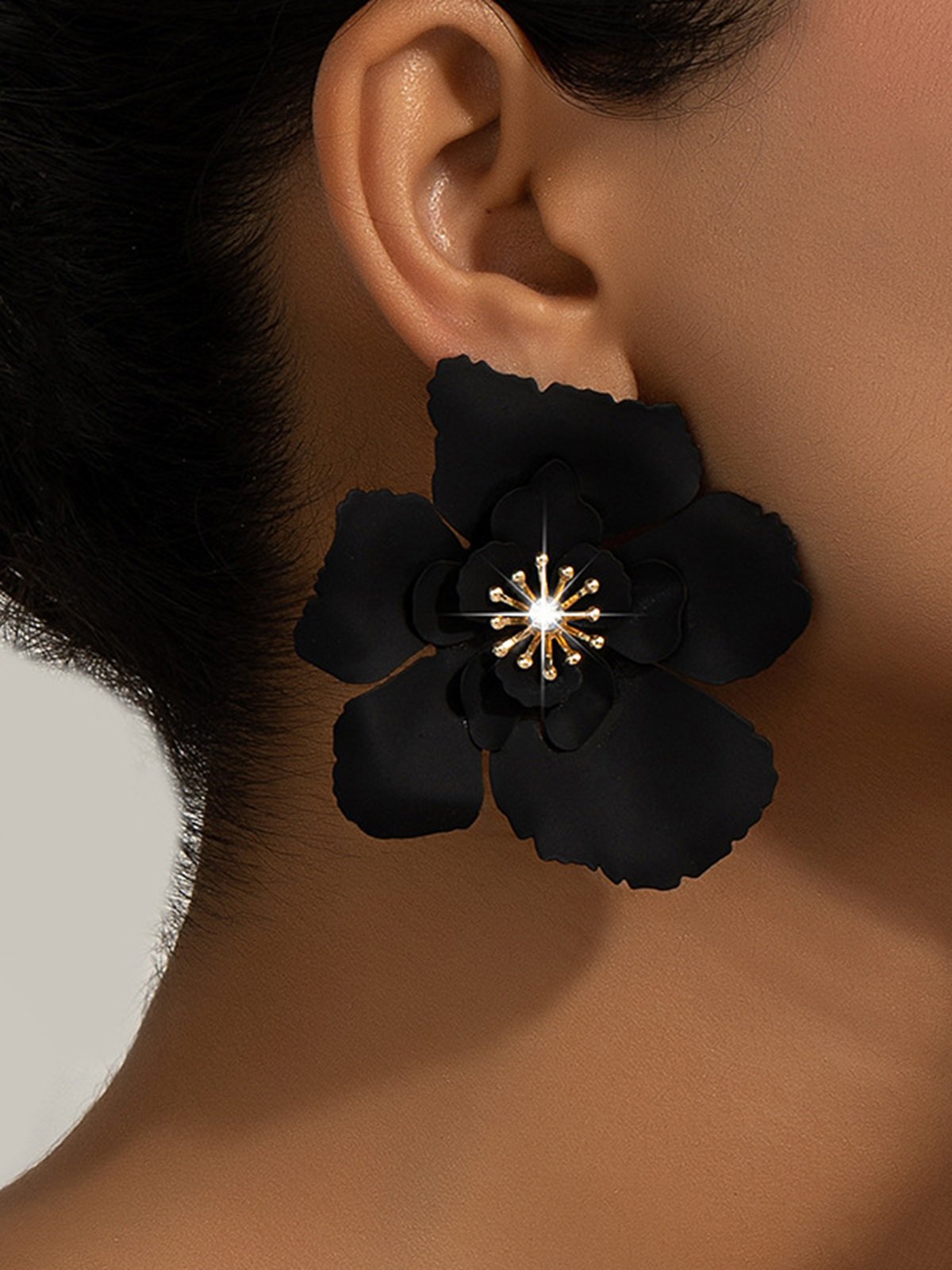 Boucles d'Oreilles Floral Toutes Les Saisons Élégant Quotidien Perle Métal Goujon pour Femmes