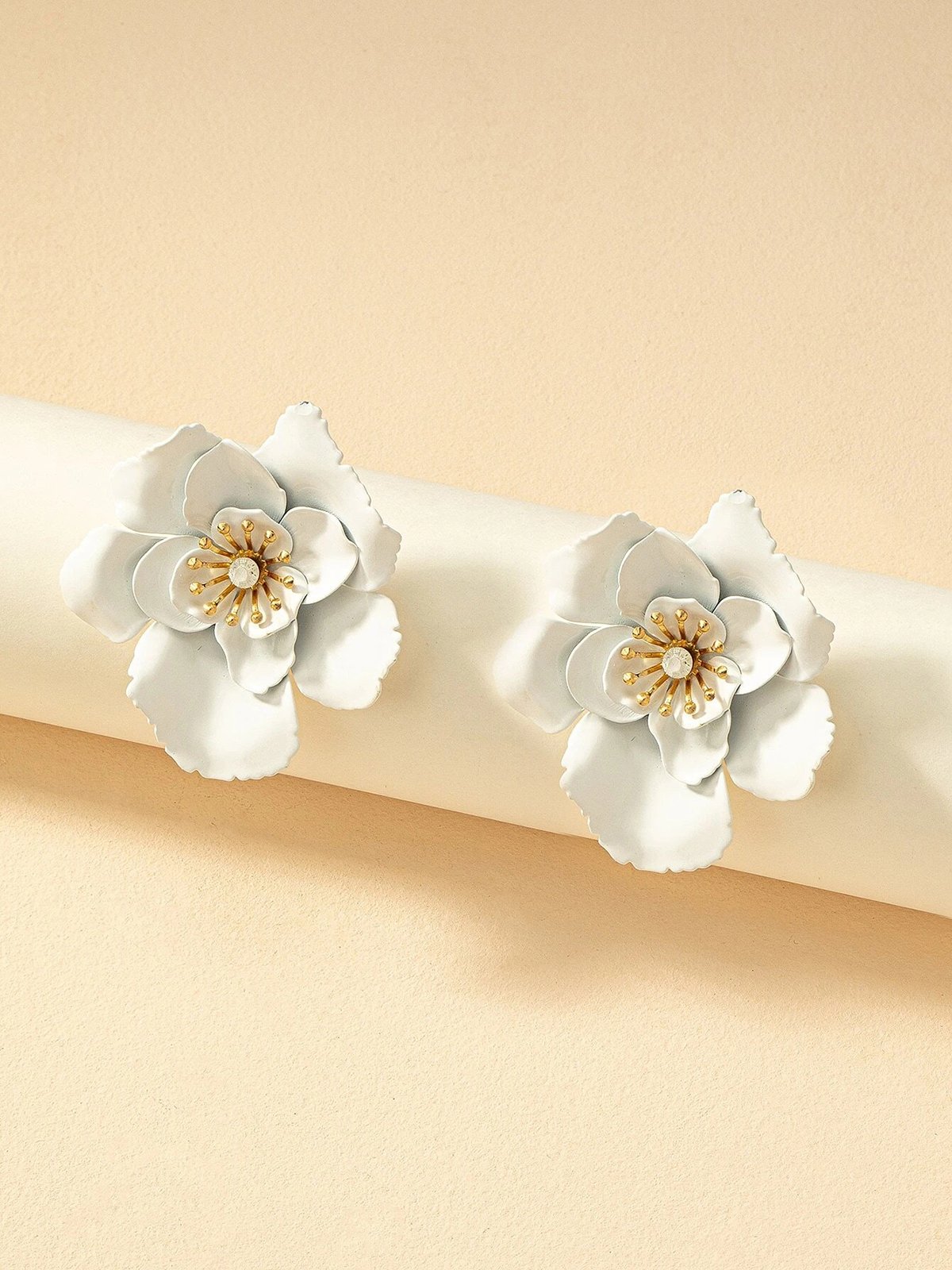 Boucles d'Oreilles Floral Toutes Les Saisons Élégant Quotidien Perle Métal Goujon pour Femmes