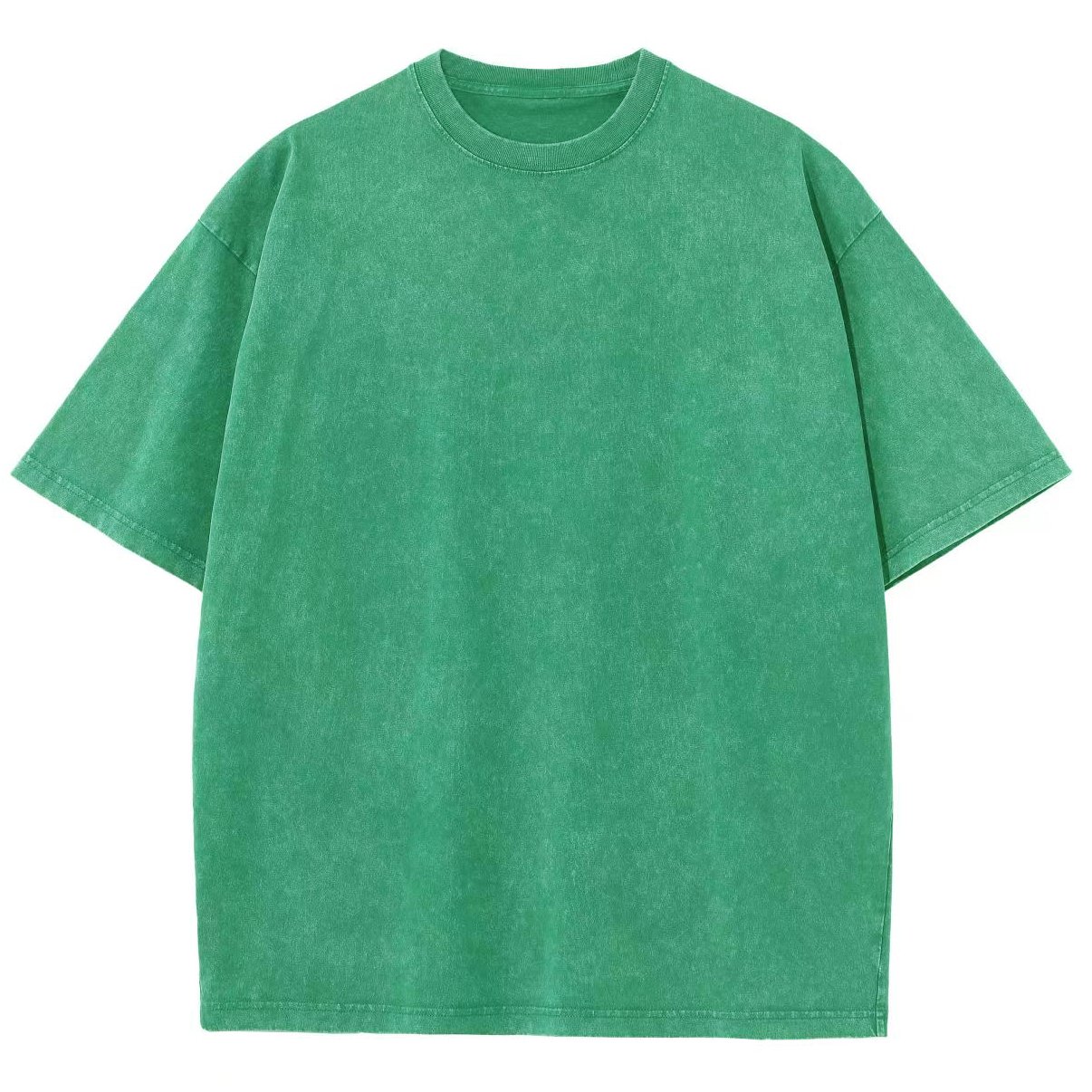 T-shirts Simple Plain Été Aucune élasticité Ample Manches Courtes Col Rond Régulier Droit pour Femmes