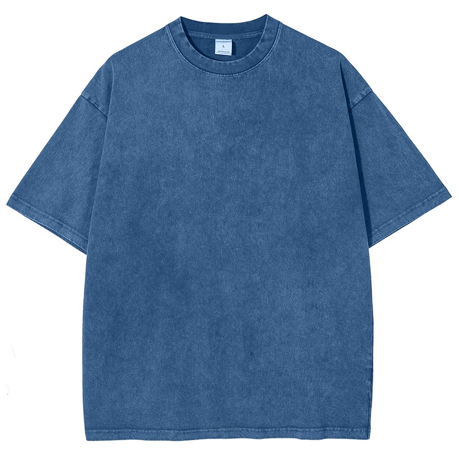 T-shirts Simple Plain Été Aucune élasticité Ample Manches Courtes Col Rond Régulier Droit pour Femmes