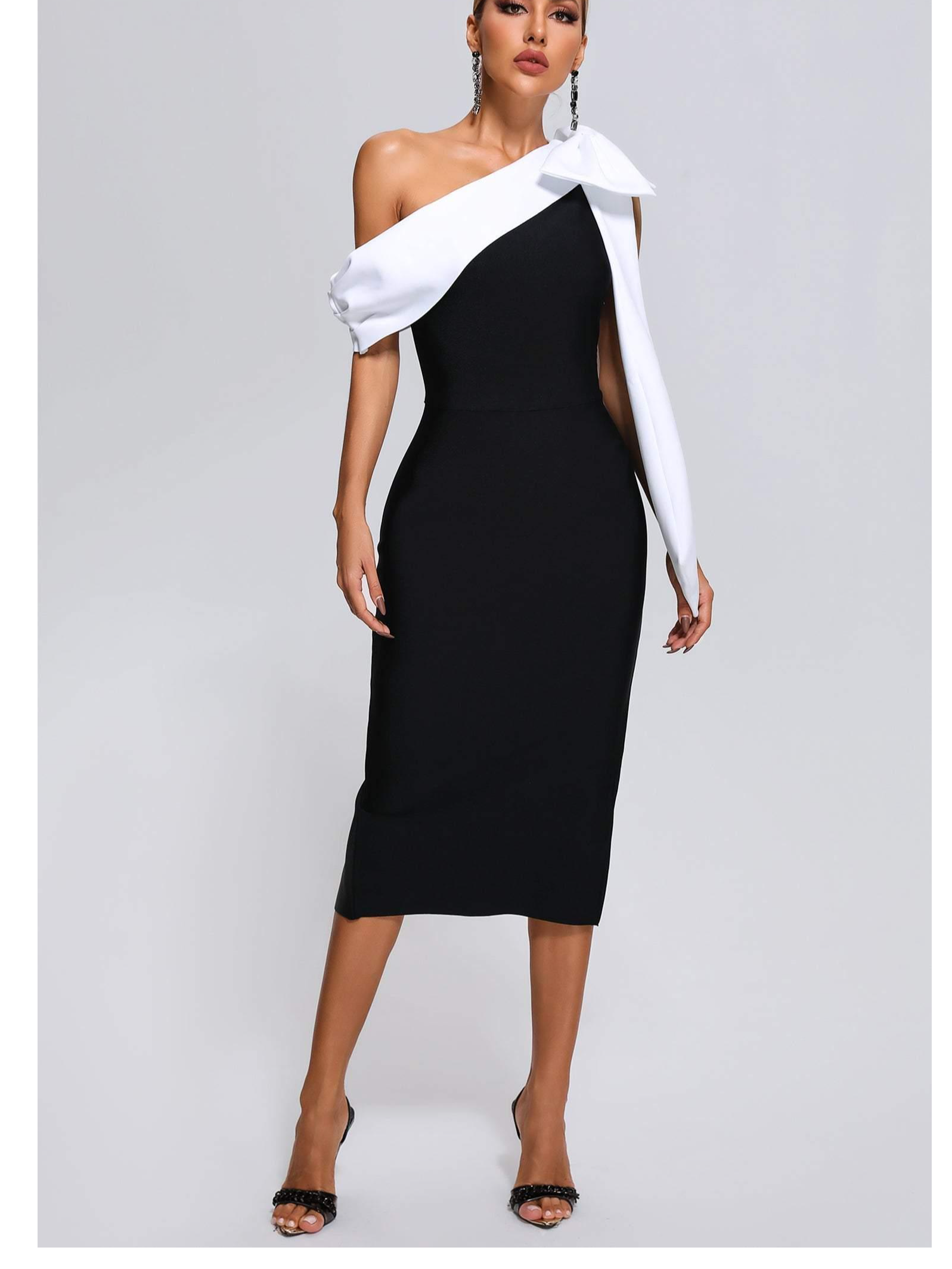 Femmes Plain Noir Sans Bretelles Confortable Robe Maxi Sexy