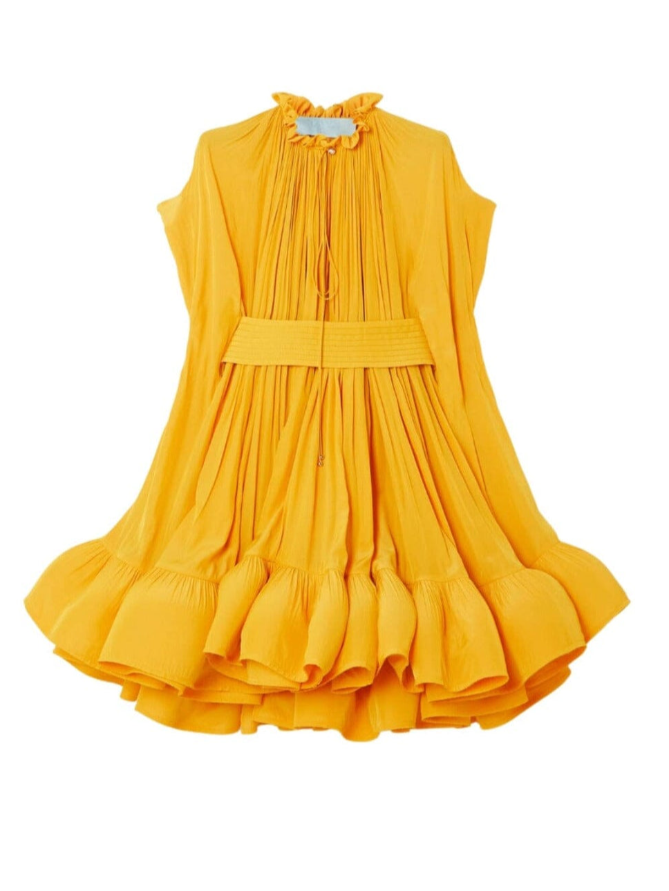 Femmes Plain Orange Col Rond Confortable Mini Robe Sexy
