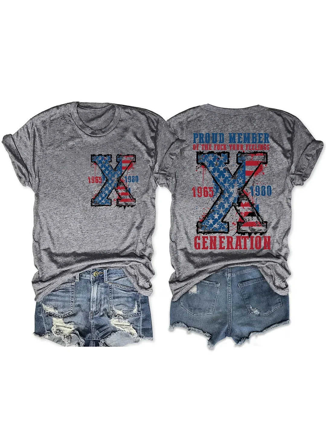 T-shirts Femmes Décontracté Été Lettres de texte Polyester Aucune élasticité Quotidien Ample Mancheron Droit