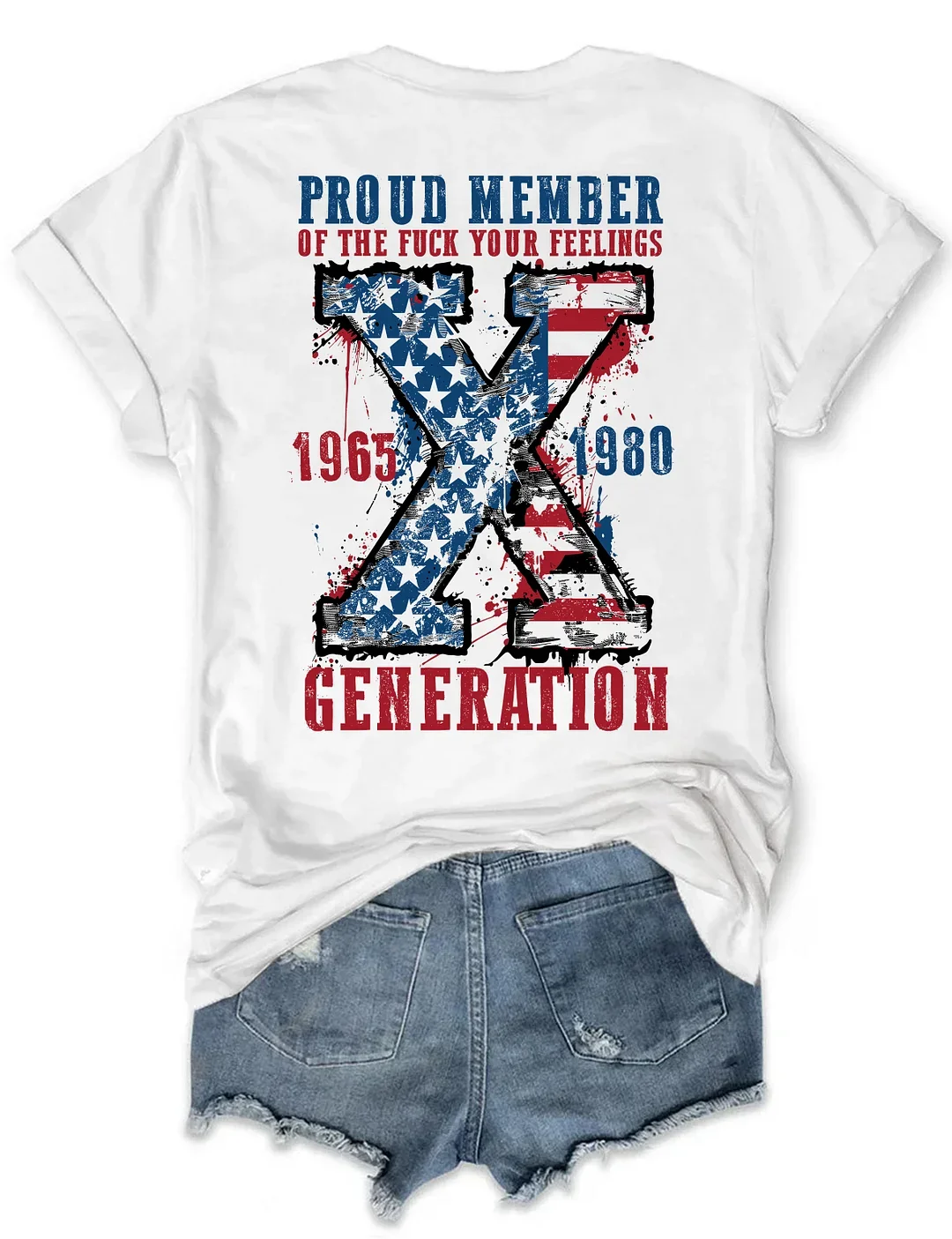 T-shirts Femmes Décontracté Été Lettres de texte Polyester Aucune élasticité Quotidien Ample Mancheron Droit