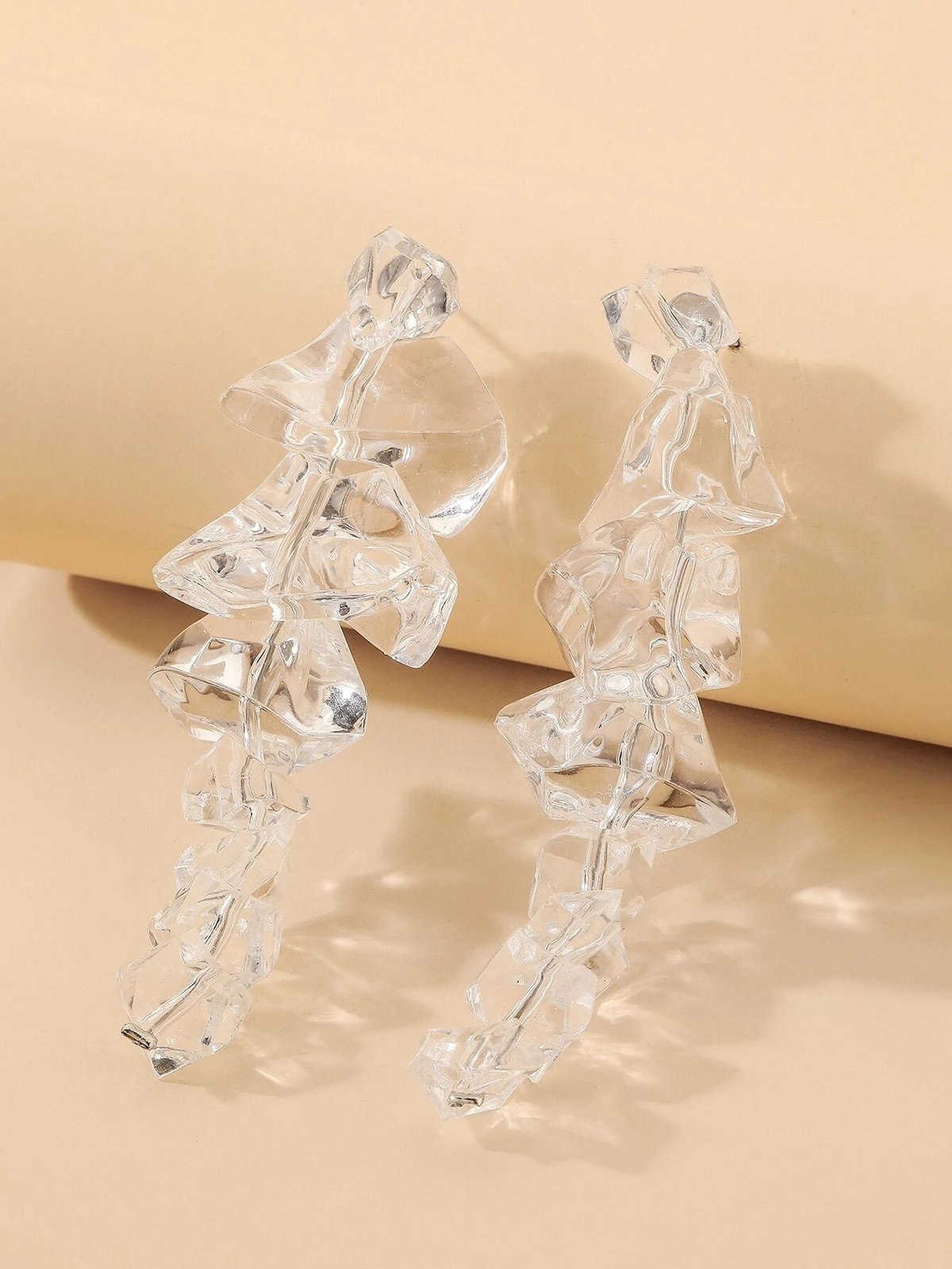 Boucles d'oreilles Femme Géométrique Toutes Les Saisons Urbain Fête Pendre Acrylique