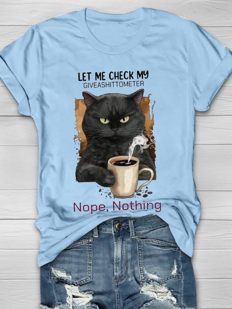 T-shirts Femmes Décontracté Été Chat Quotidien Manches Courtes Col Rond Droit Régulier Élasticité moyenne